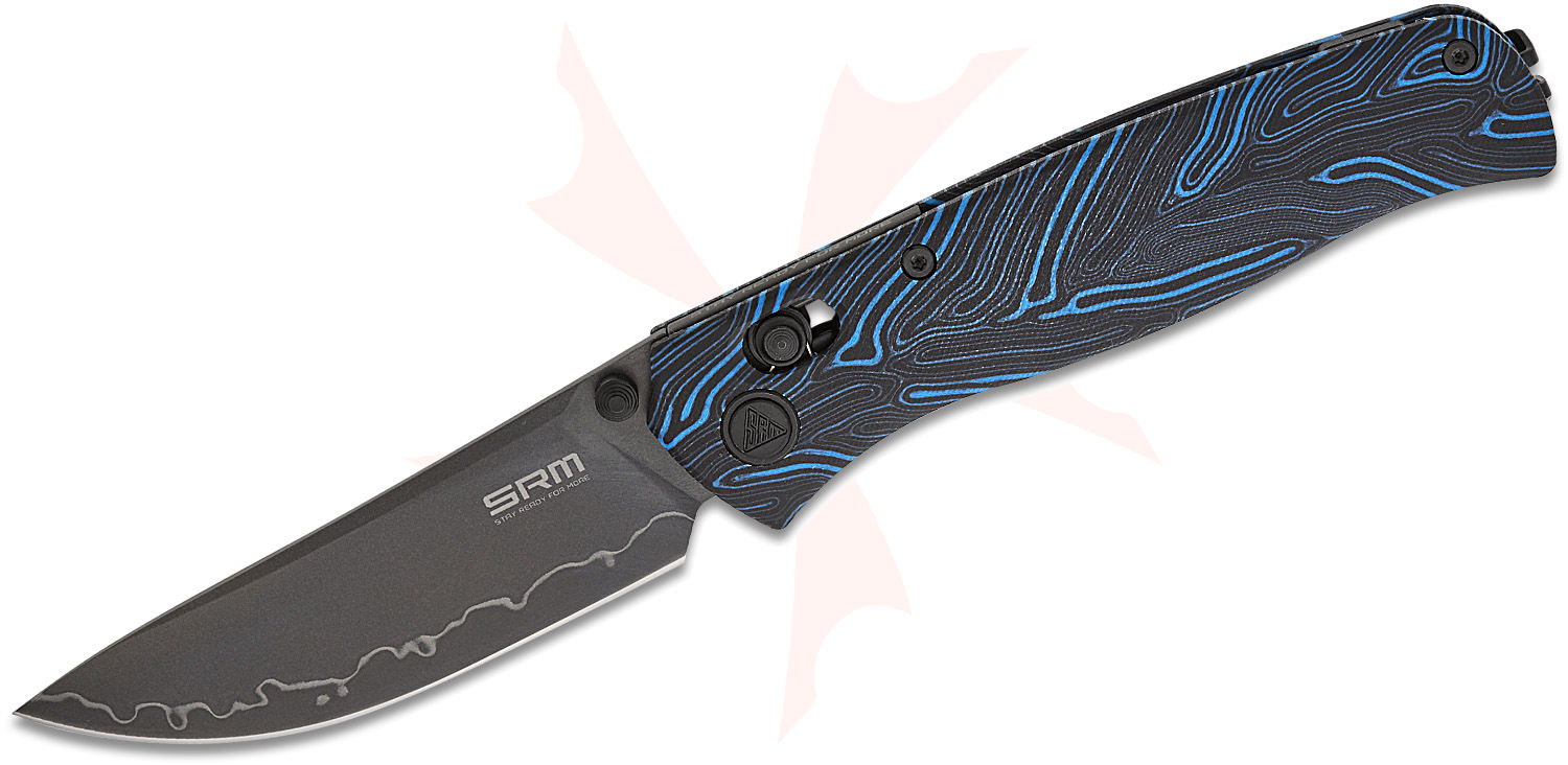 SRM Knives 255L-GE2 Ambi-Lock Folding Knife 3.2