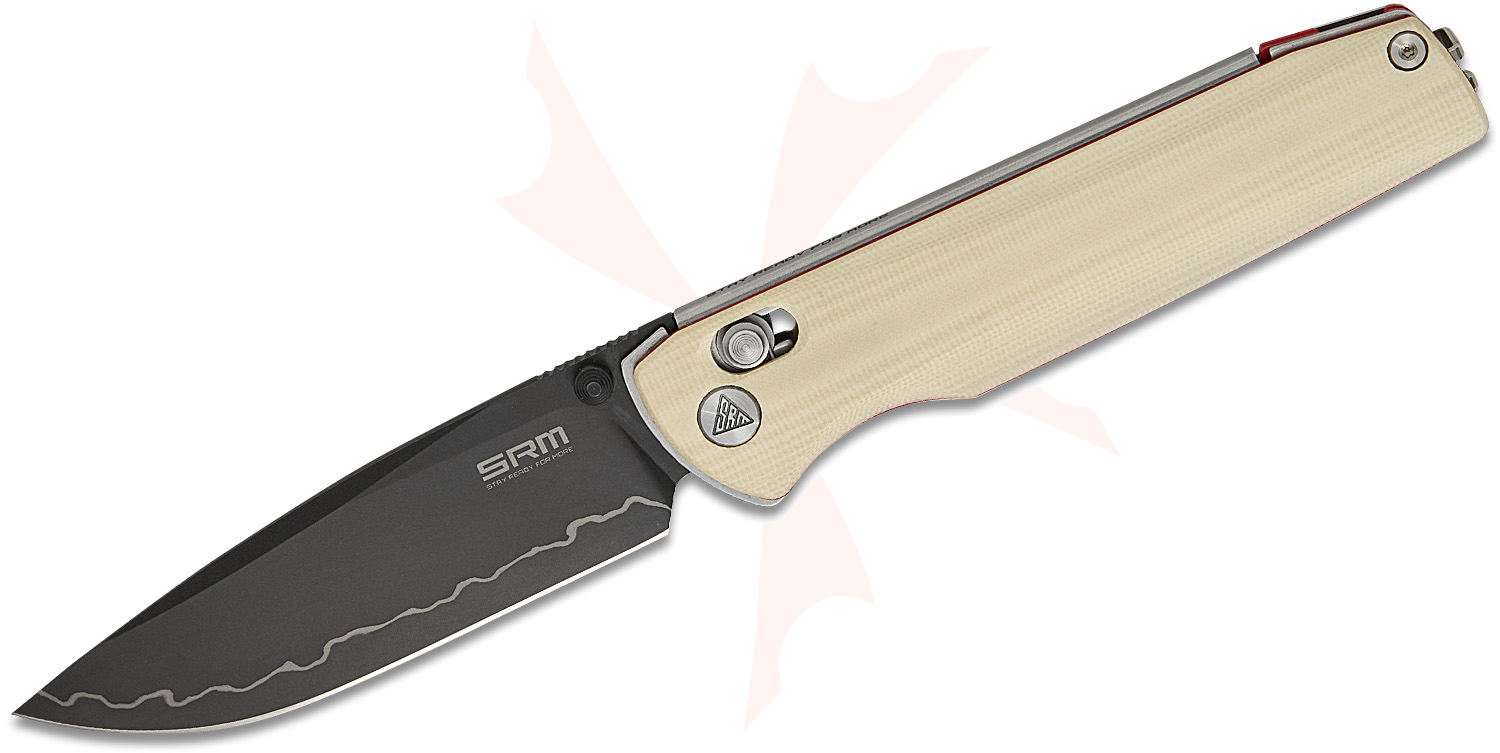 SRM Knives 258L-GX2 Terrier Ambi-Lock Folding Knife 3.54