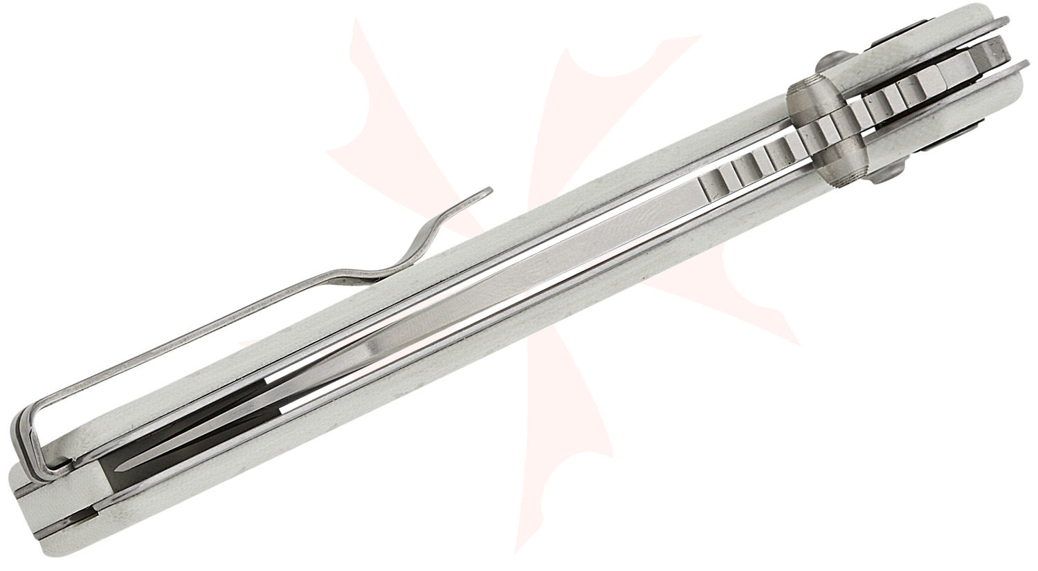 SRM Knives 7228B-GT Large Rubik Ambi-Lock Folding Knife 3.4