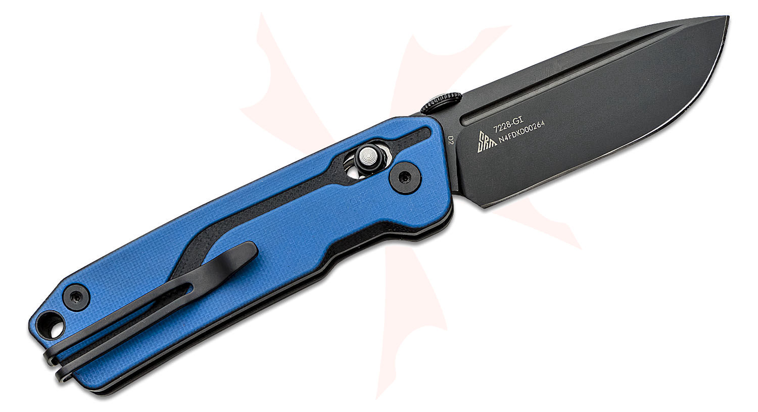 SRM Knives 7228-GI Rubik Folding Knife 2.72" Black Drop Point Blade ...