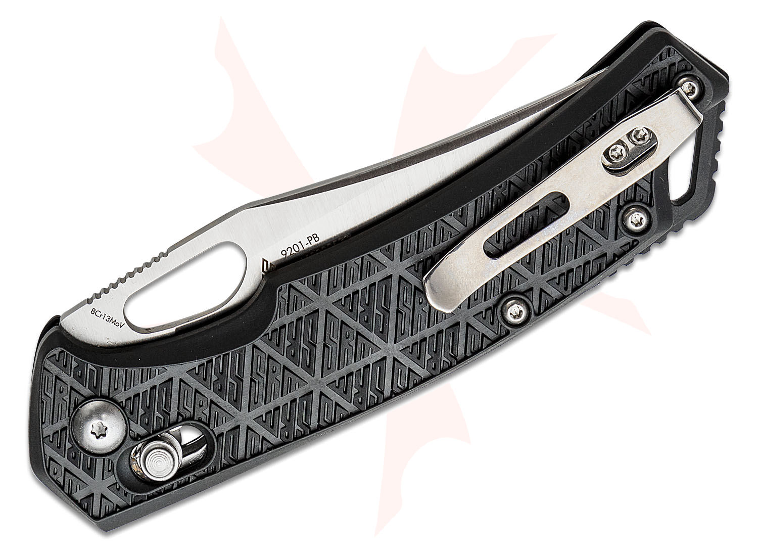 SRM Pocket Folding Knife 9201-PJ - Ambidextrous Lock With Stainless Steel Blade