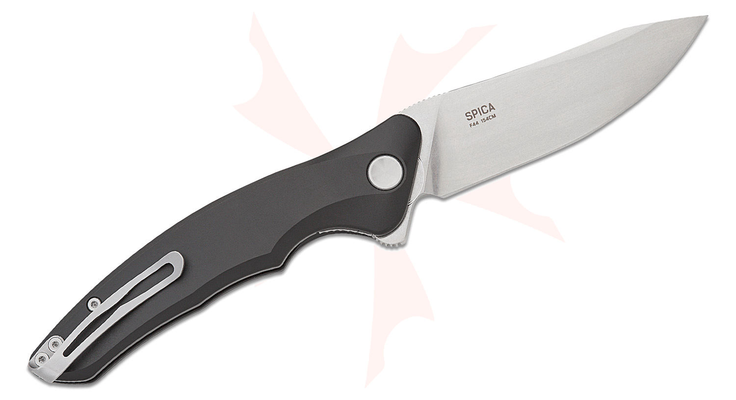 Steel Will Spica F4401 Flipper Knife 3.4" 154CM Stonewash Clip Point