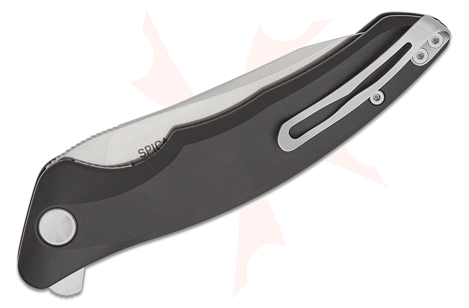 Steel Will Spica F4401 Flipper Knife 3.4" 154CM Stonewash Clip Point