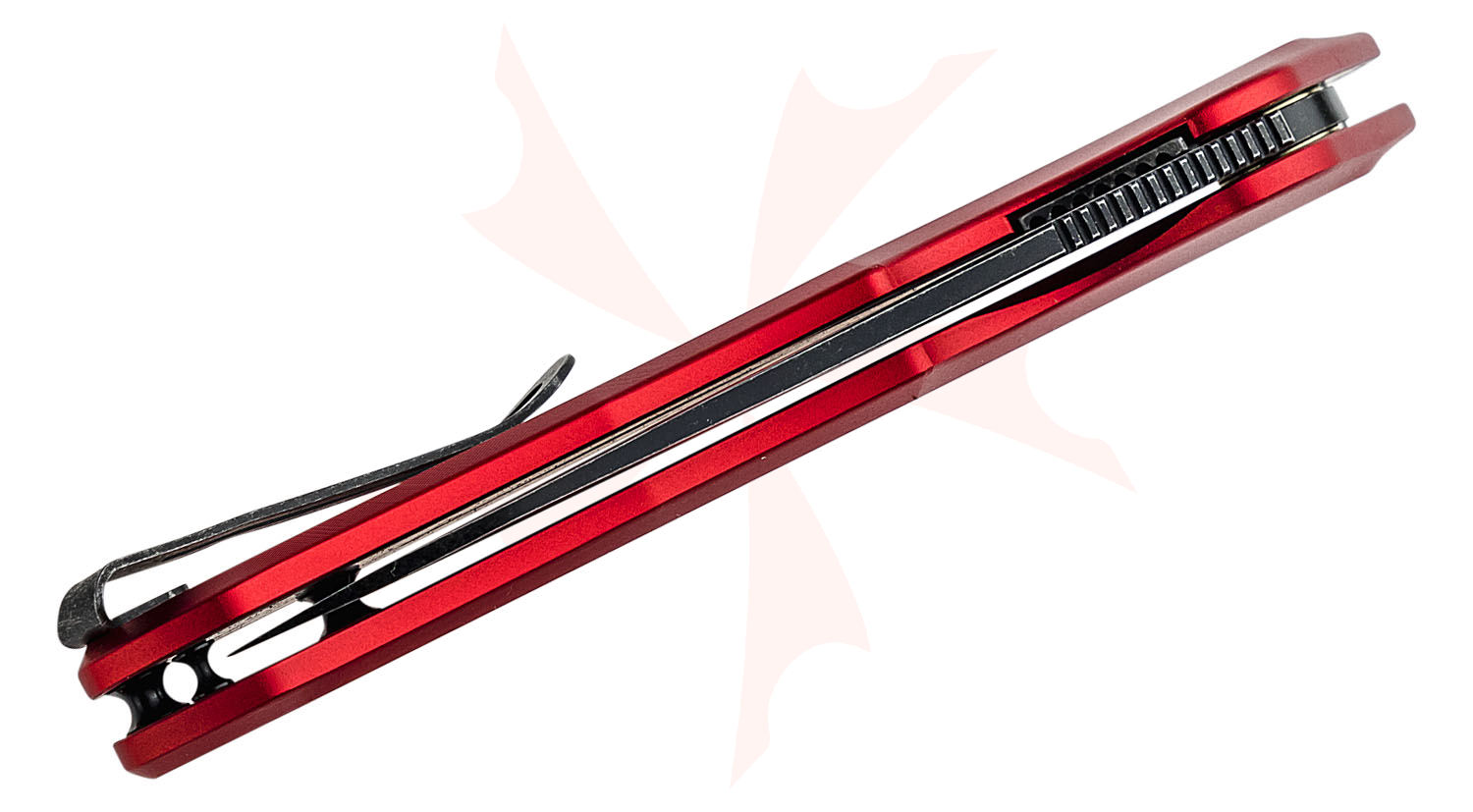 Steel Will Spica F4405 Flipper Knife 3.4" 154CM Black Stonewashed Clip