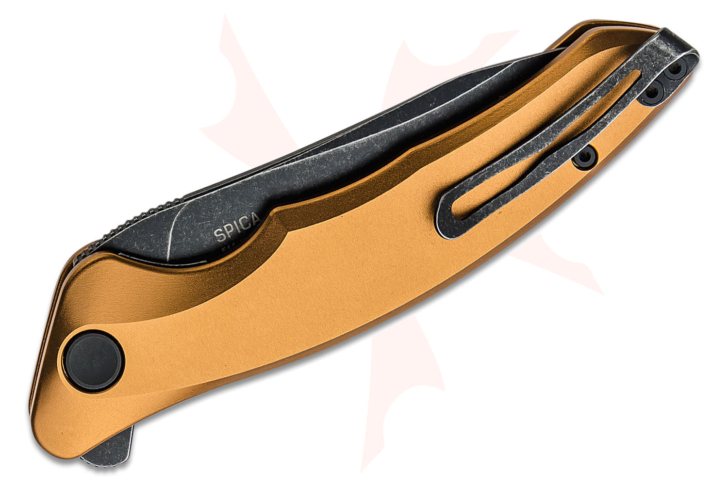 Steel Will Spica F4426 Flipper Knife 3.4" 154CM Black Stonewash Clip