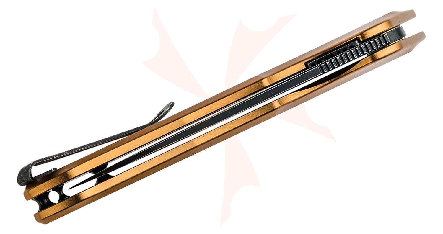 Steel Will Spica F4426 Flipper Knife 3.4" 154CM Black Stonewash Clip