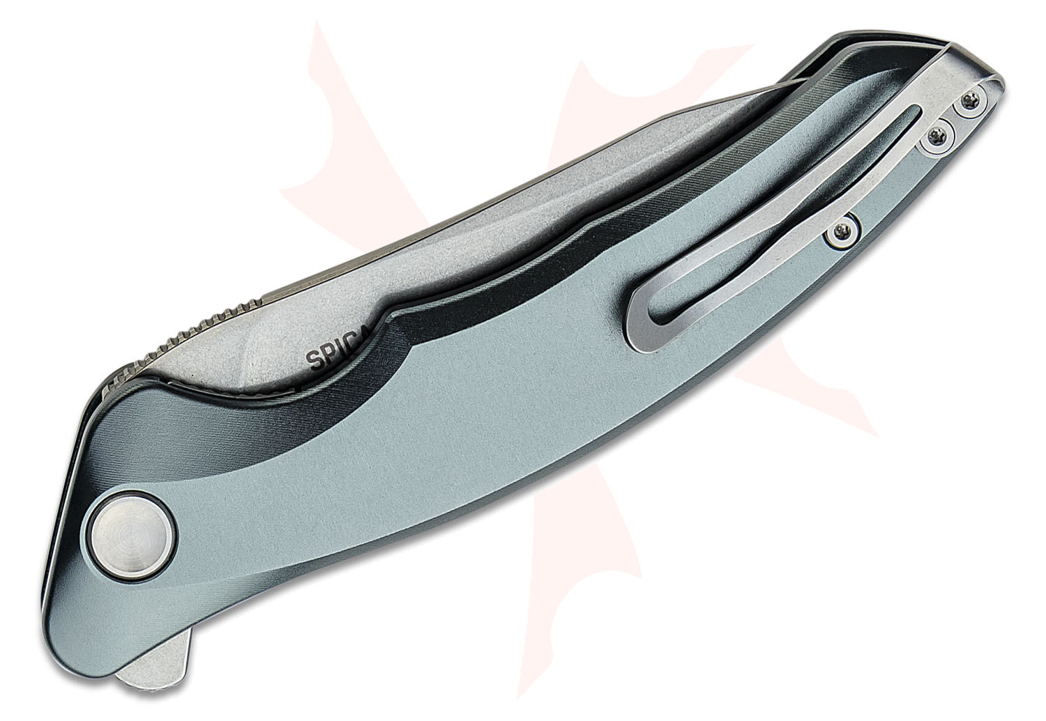 Steel Will Spica F4427 Flipper Knife 3.4" 154CM Stonewash Clip Point