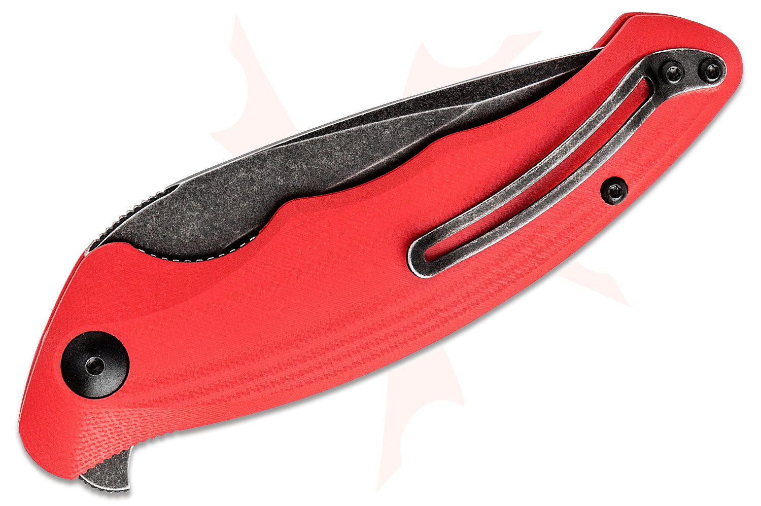 Steel Will Avior F6205 Flipper Knife 3.35" D2 Black Stonewashed Drop