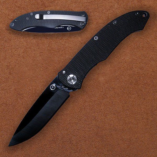 Stone River Ceramic Folding Knife & Tactical Flashlight Gift Set SRG21GS -  Blade HQ