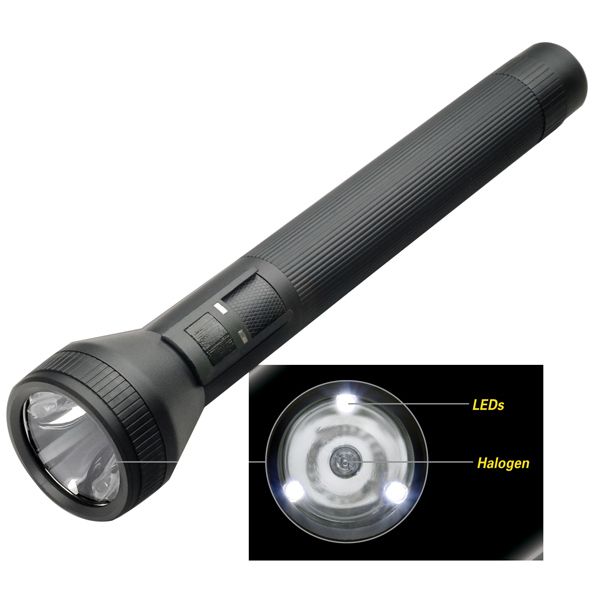 Streamlight SL-20XP LED, Rechargeable LED/Halogen Combo, Black