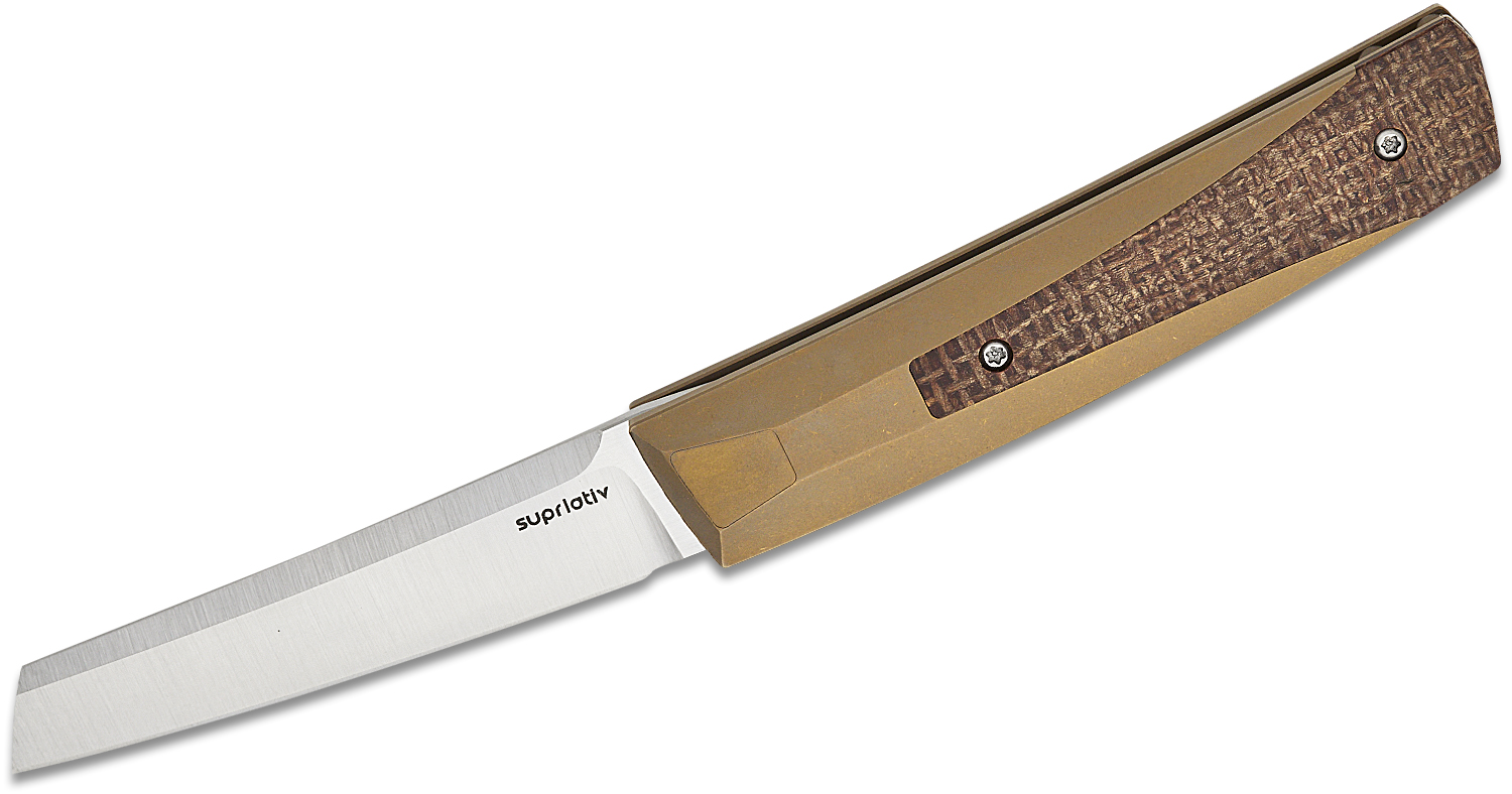 Suprlativ The Tirant Frame Lock Front Flipper Knife 3.5