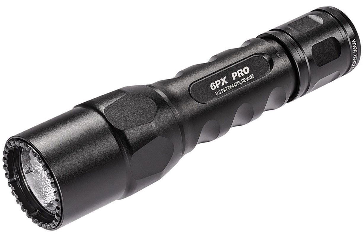 SureFire 6PX Pro Dual-Output LED Flashlight, 600 Max Lumens KnifeCenter  6PX-D-BK