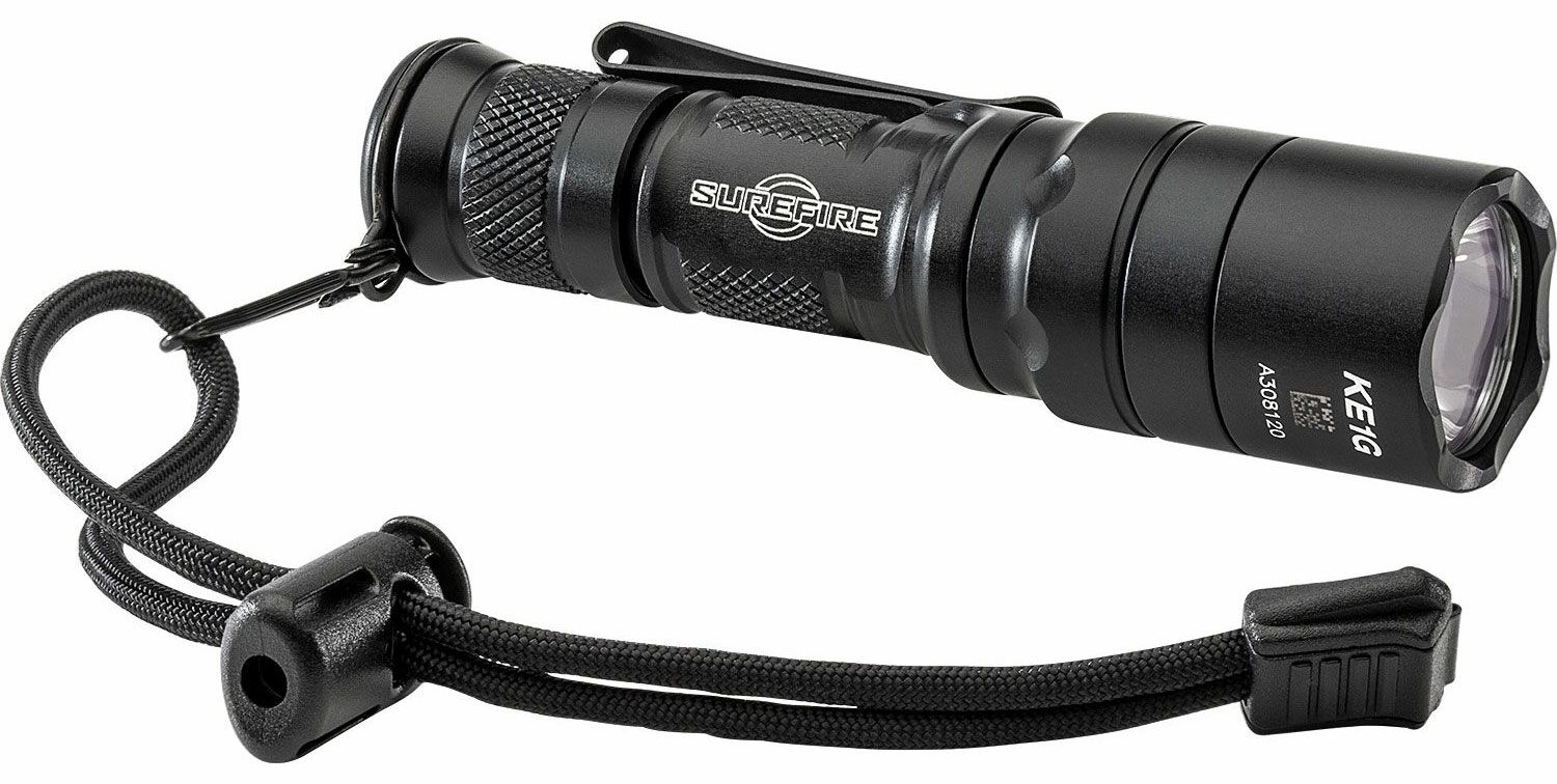 SureFire EDCL1-T Everyday Carry 1 Dual-Output LED Flashlight, Black, 500  Max Lumens - KnifeCenter