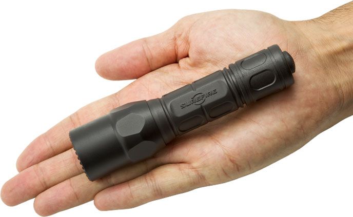 SureFire G2X Pro Dual-Output LED Flashlight, Tan, 600 Max Lumens