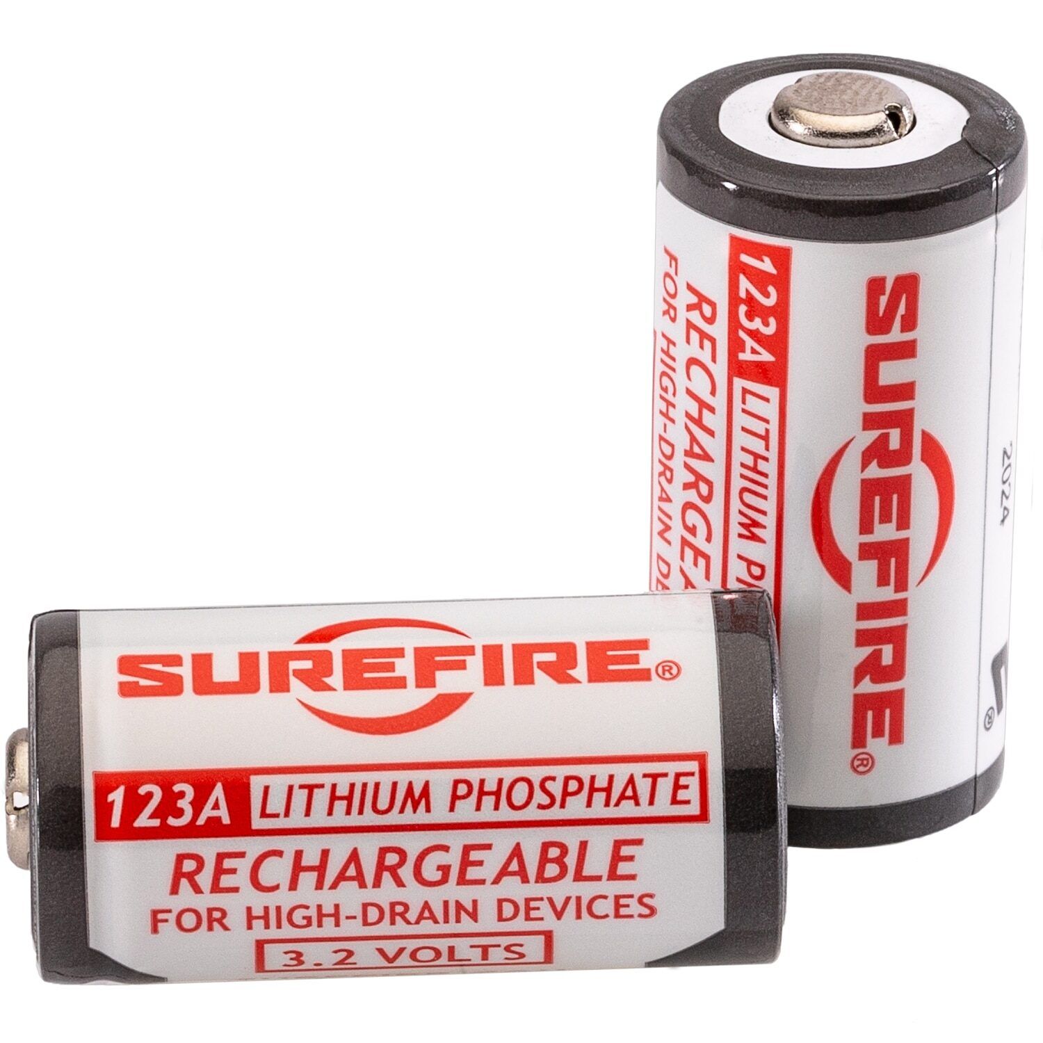 SureFire Rechargeable CR123A 3V Lithium Battery, 2-Pack - KnifeCenter -  SFLFP123