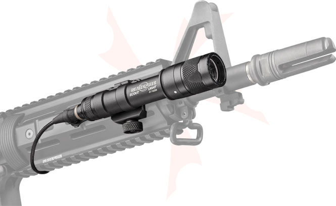 SureFire M600V Scout Light Rail-Mountable LED WeaponLight, White