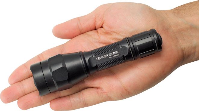 SureFire P1R Peacekeeper Rechargeable Ultra-High Dual-Output LED  Flashlight, 600 Max Lumens - KnifeCenter - P1R-B-BK - Discontinued