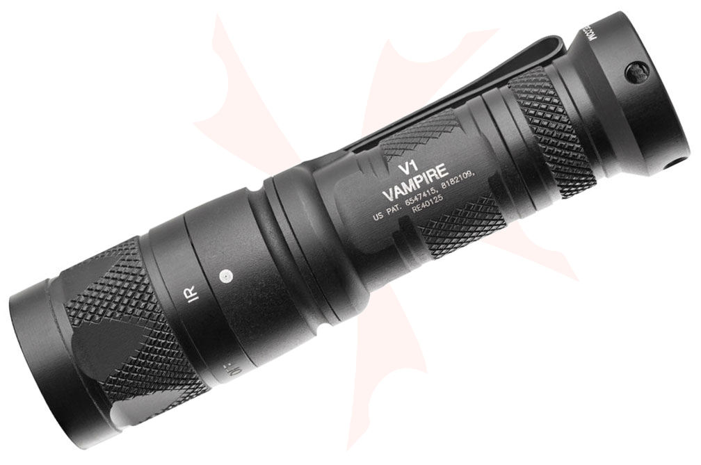SureFire V1-B Vampire Dual-Output LED Flashlight, White and