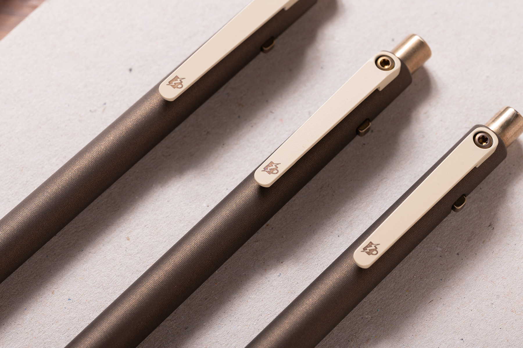 Tactile Turn Limited Edition Nitro Golden Brown Cerakoted Titanium Slim