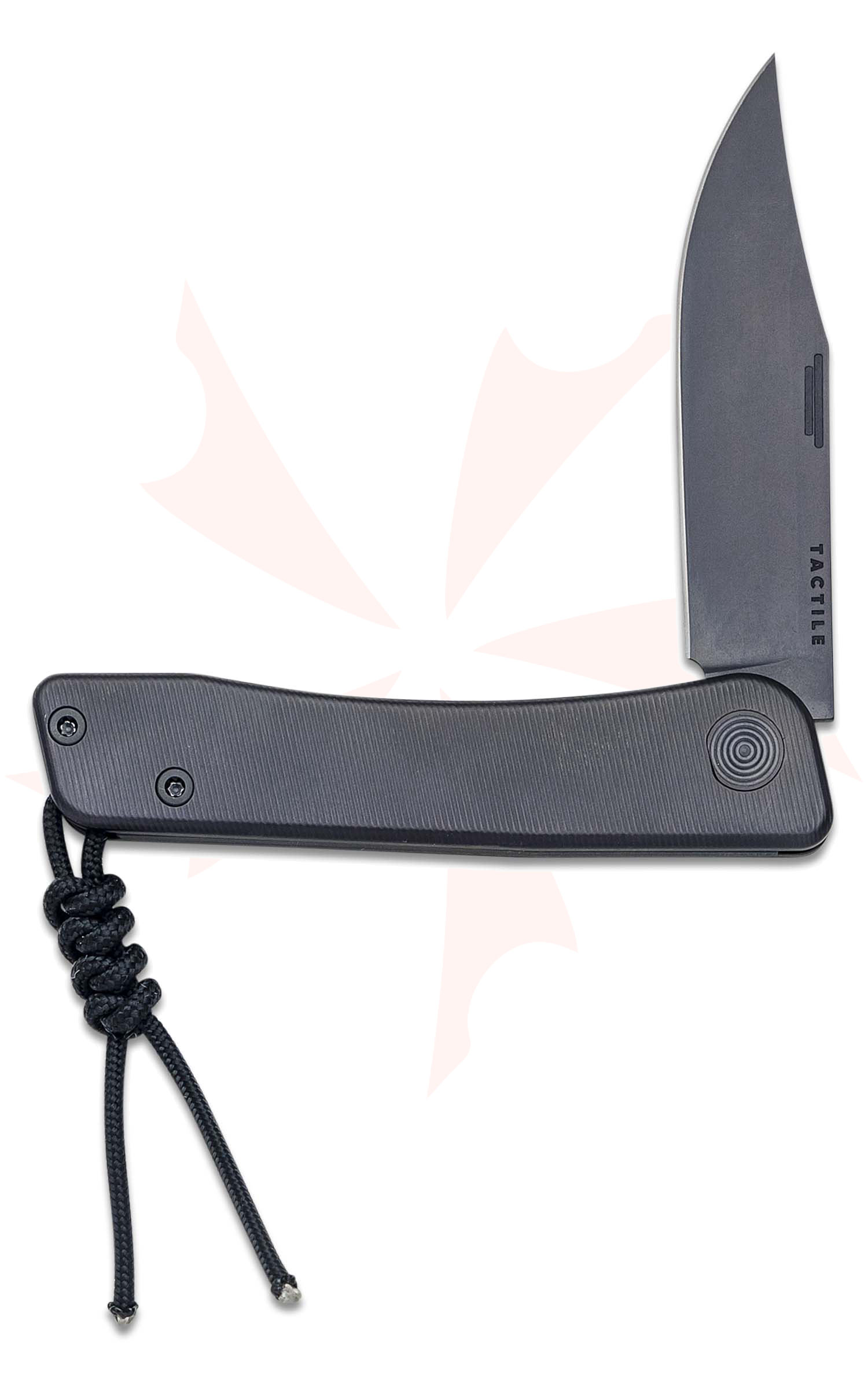 Tactile Knife Co. Bexar Slipjoint Folding Knife 2.84" Black DLC