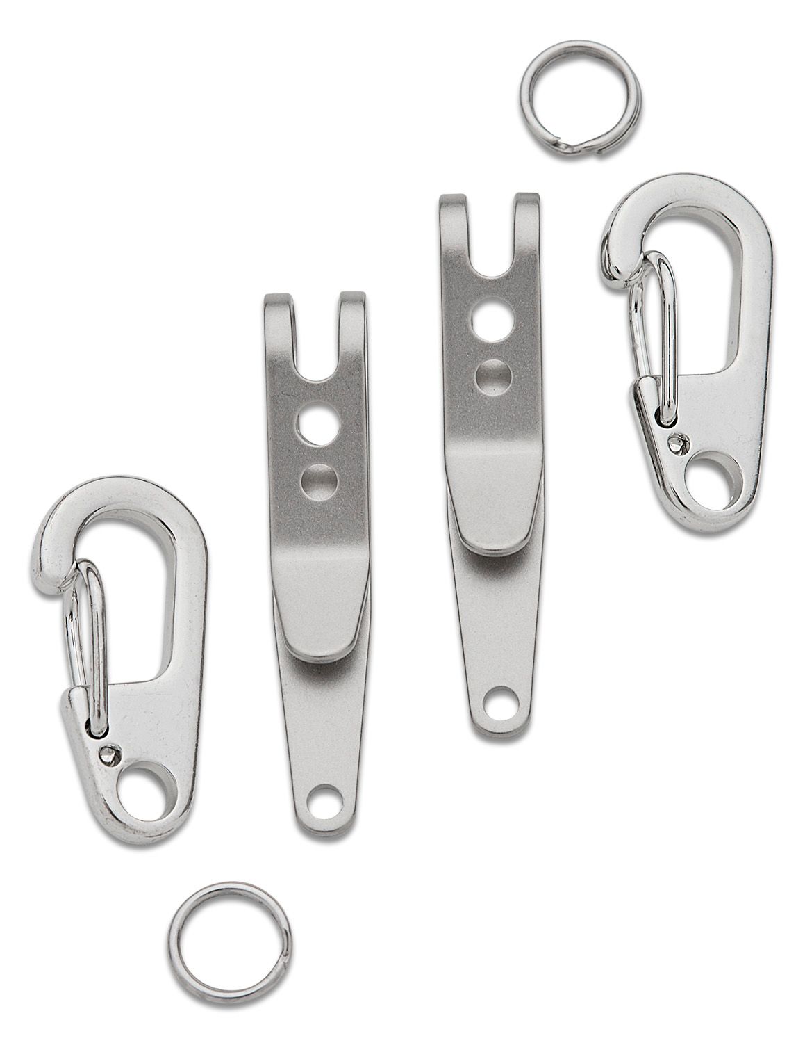 Carabiner Clip 5 Pcs Snap Hooks Heavy Duty, Large, Black , Clip Hooks