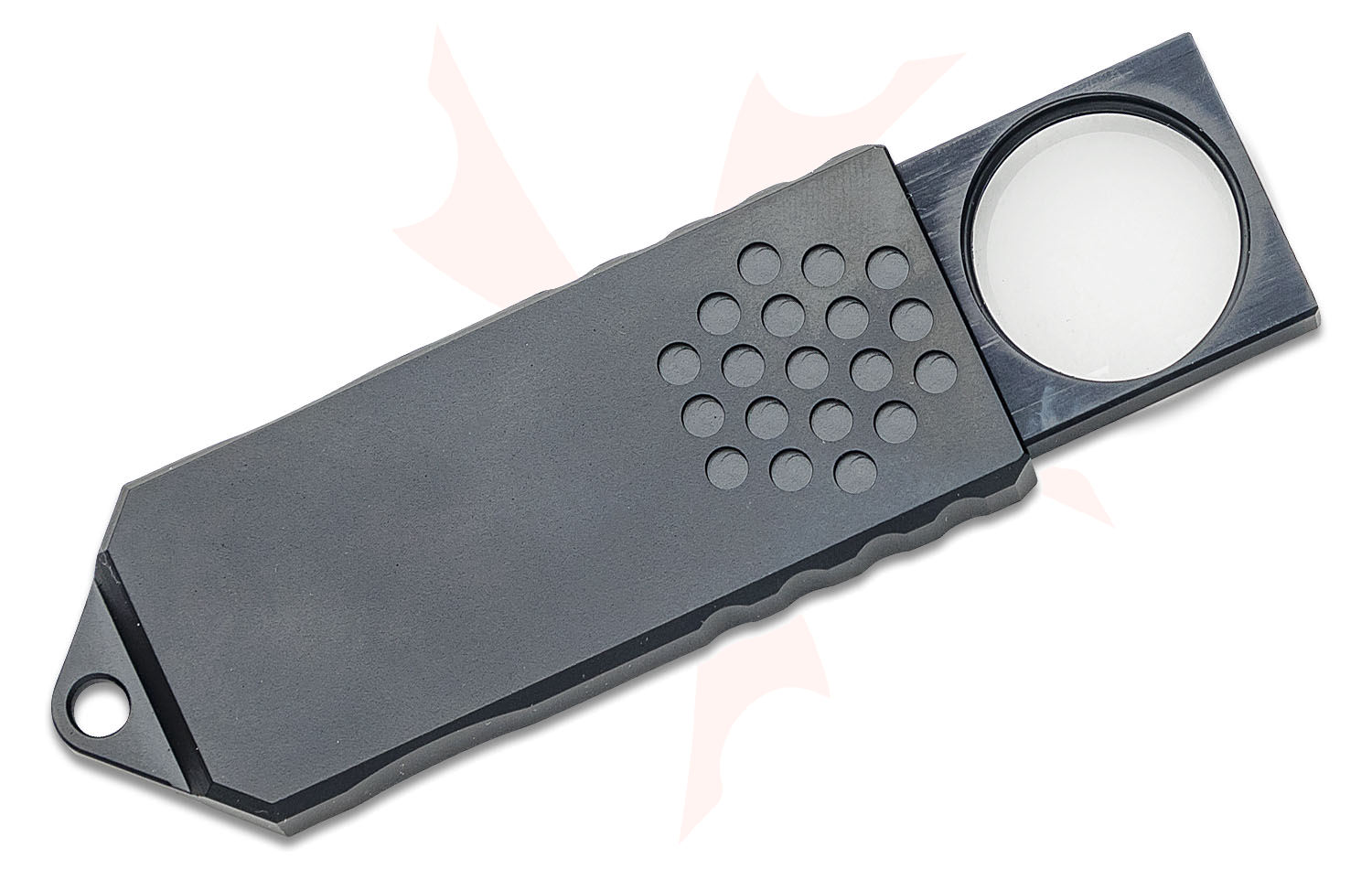 TEC Accessories NEOSpec Pocket Magnifier, Black Aluminum KnifeCenter