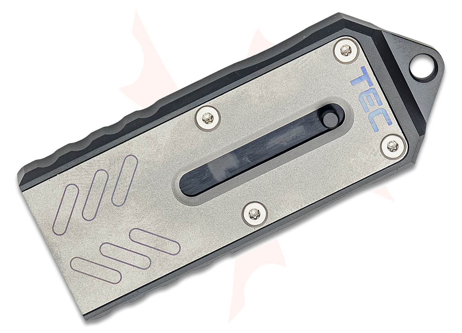 TEC Accessories NEOSpec Pocket Magnifier, Black Aluminum KnifeCenter