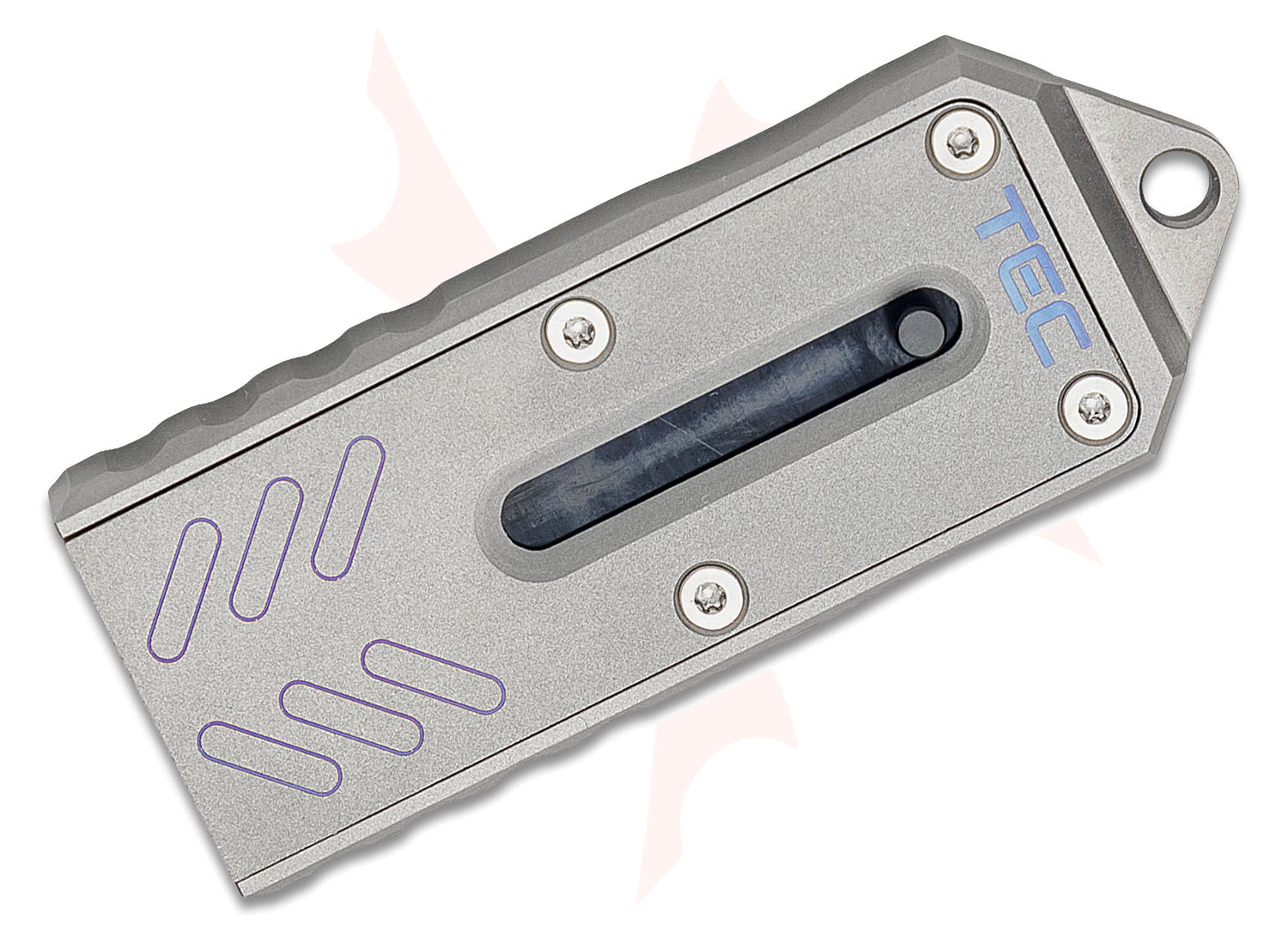 TEC Accessories NEOSpec Pocket Magnifier, Bead Blasted Titanium