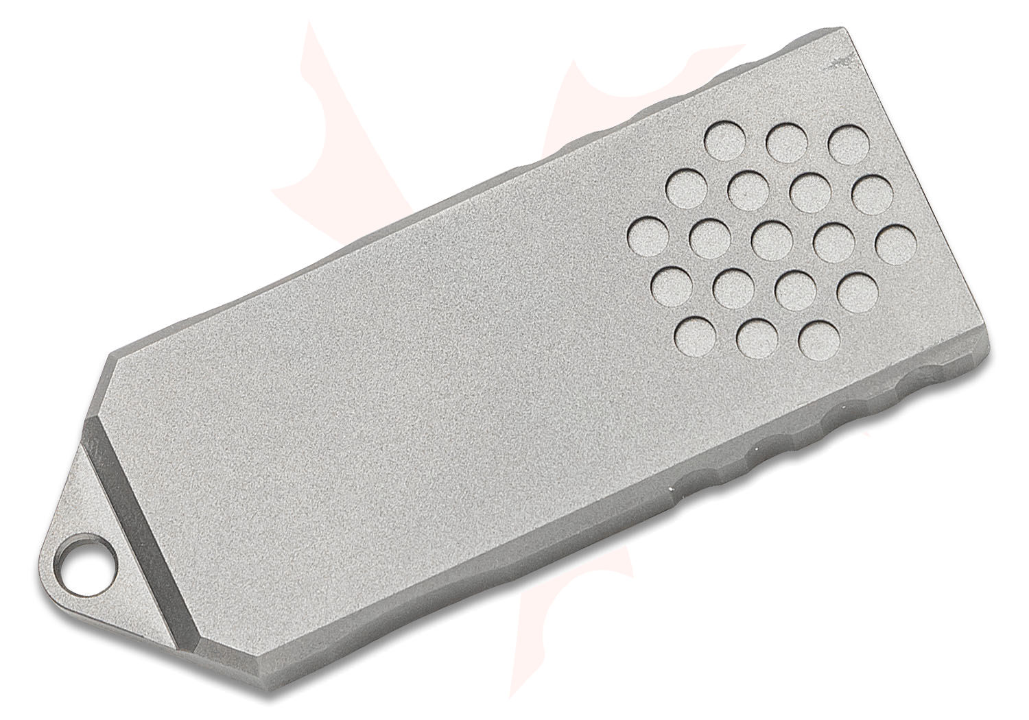 TEC Accessories NEOSpec Pocket Magnifier, Bead Blasted Titanium