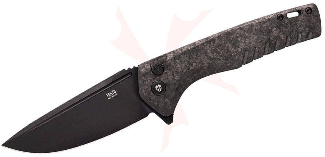 TKページ Tekto Knives F3 Charlie Button Lock Flipper Knife 3.8