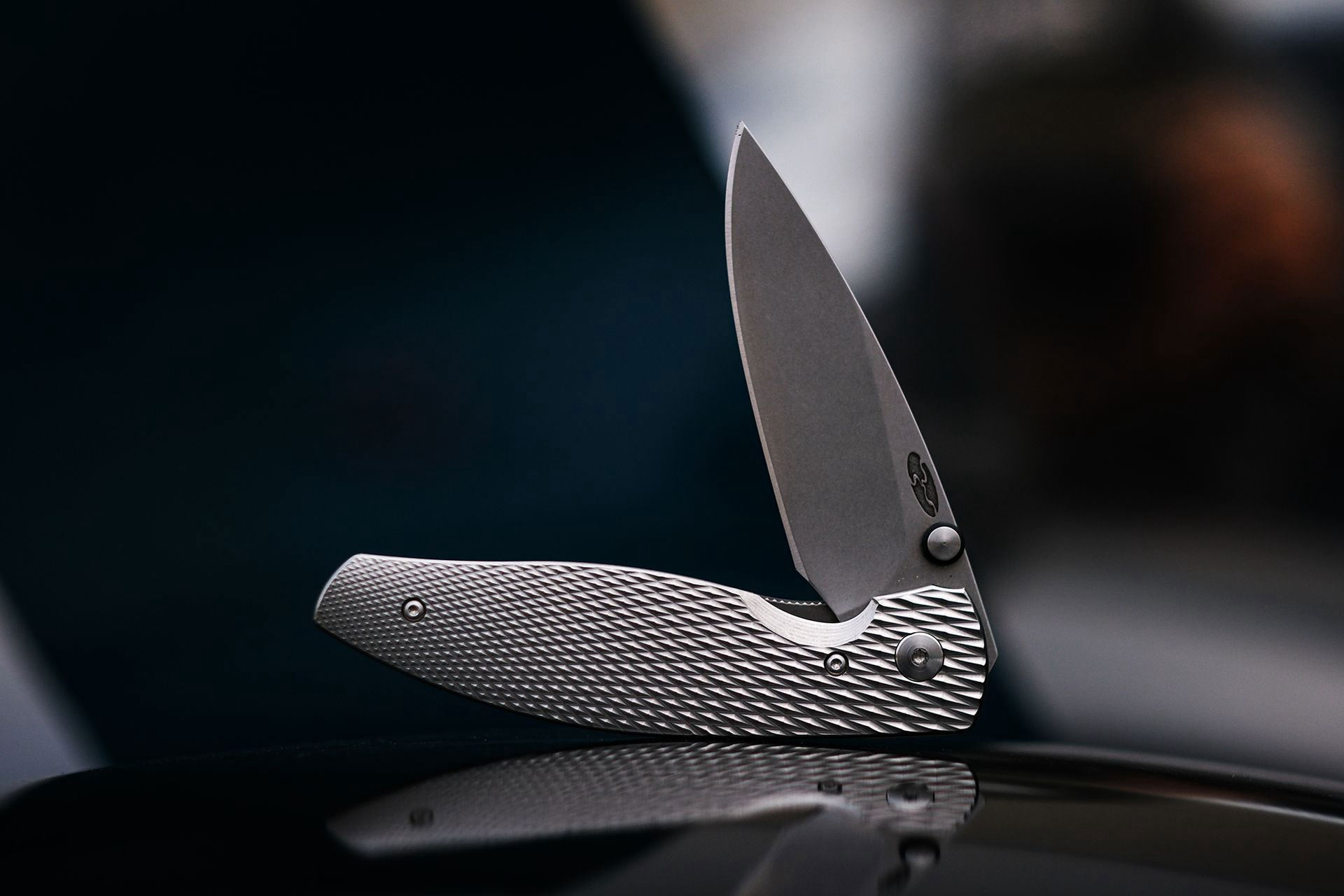 Three Rivers MFG TRM Atom Liner Lock Folding Knife 3.5