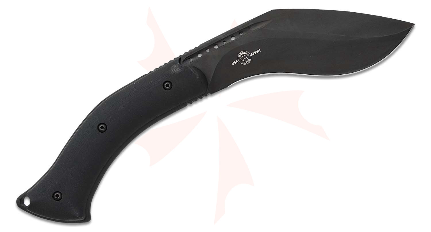 Todd Begg Knives War Junkie PDK Fixed Blade Knife 5.865" S35VN Black