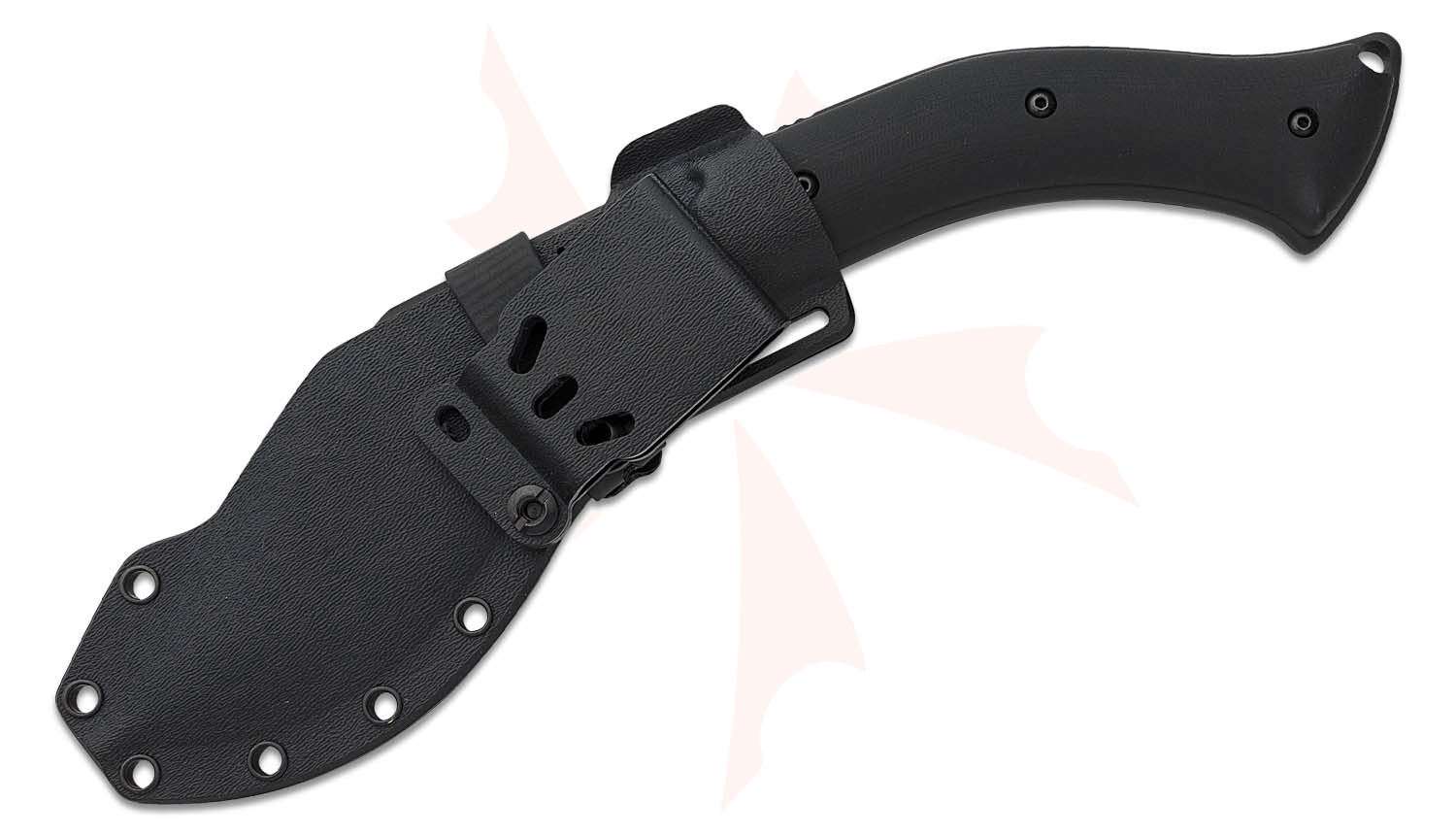 Todd Begg Knives War Junkie PDK Fixed Blade Knife 5.865" S35VN Black