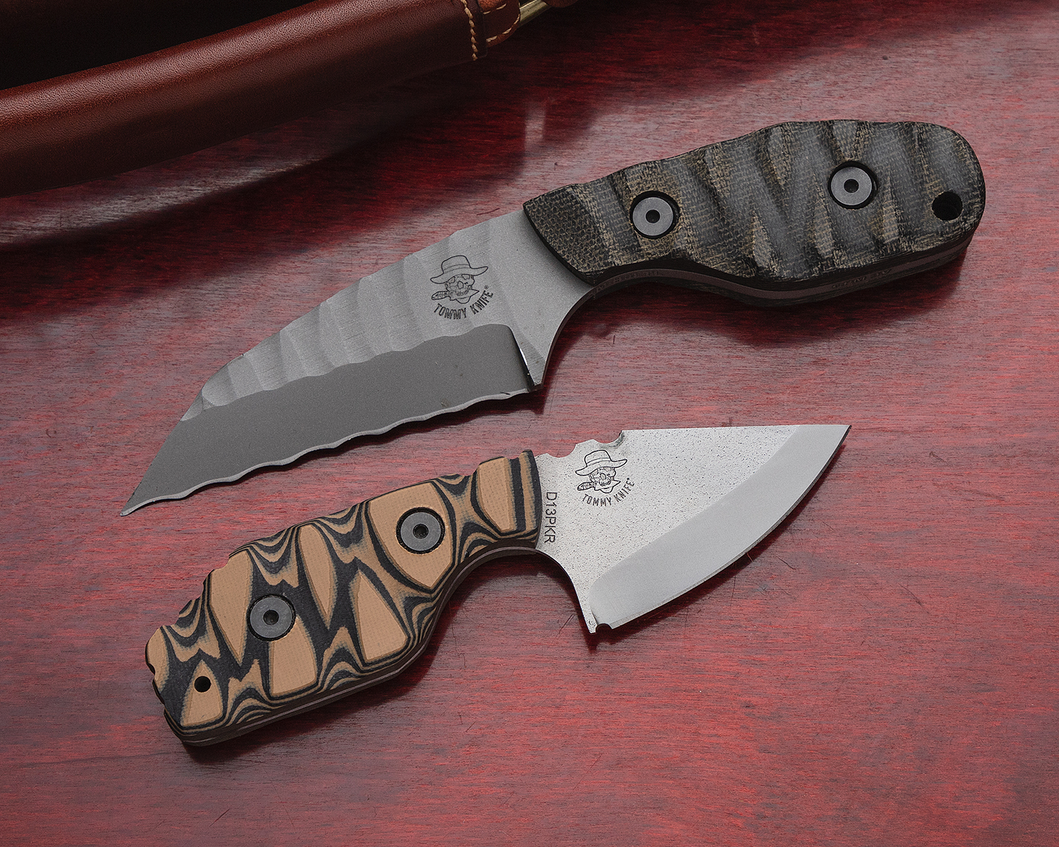 Tommy Knife Custom Delta Fixed Blade Knife 2.75