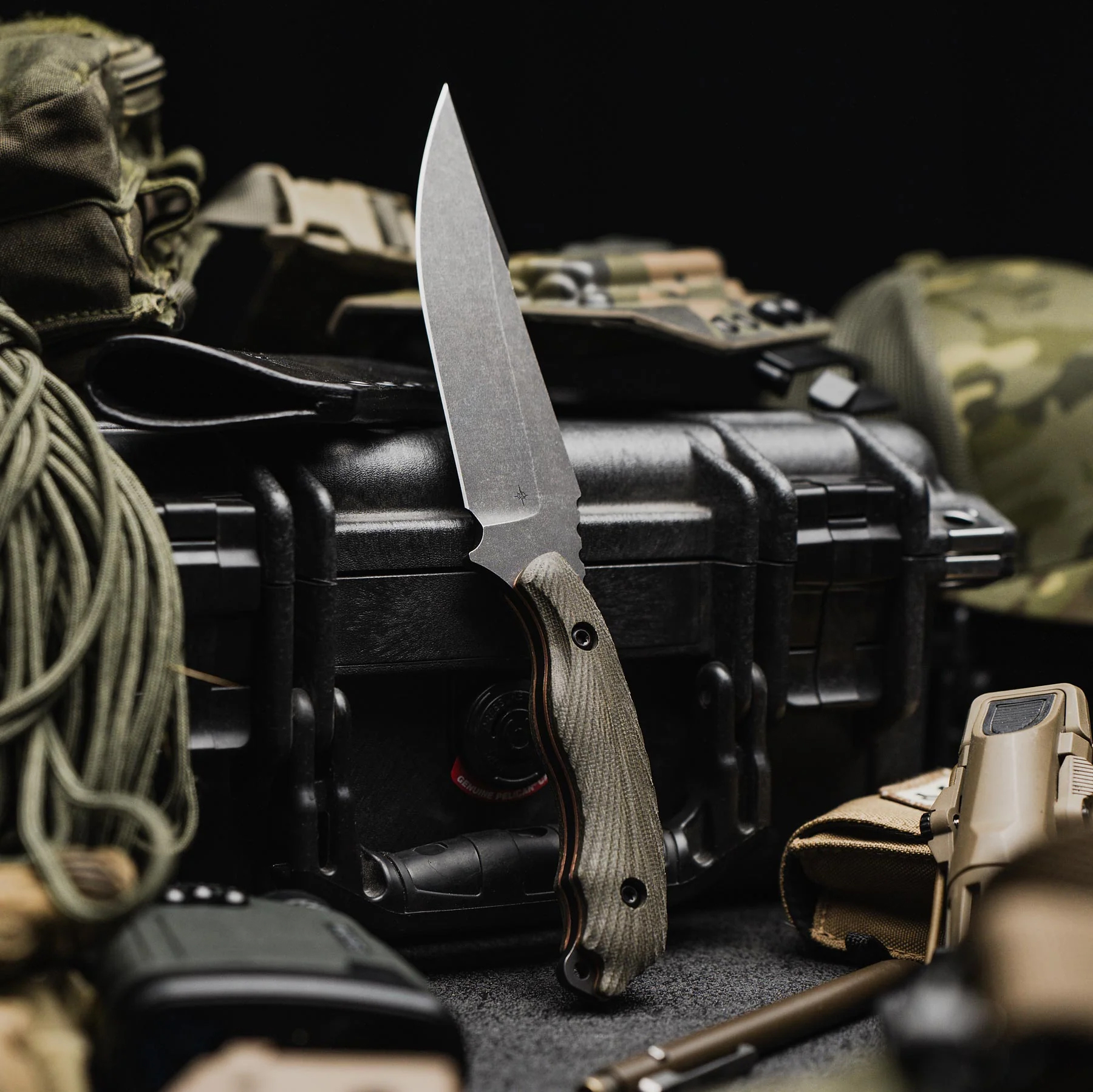 Toor Knives Limited Edition Raven Fixed Blade Knife 5.5" CPM3V Black