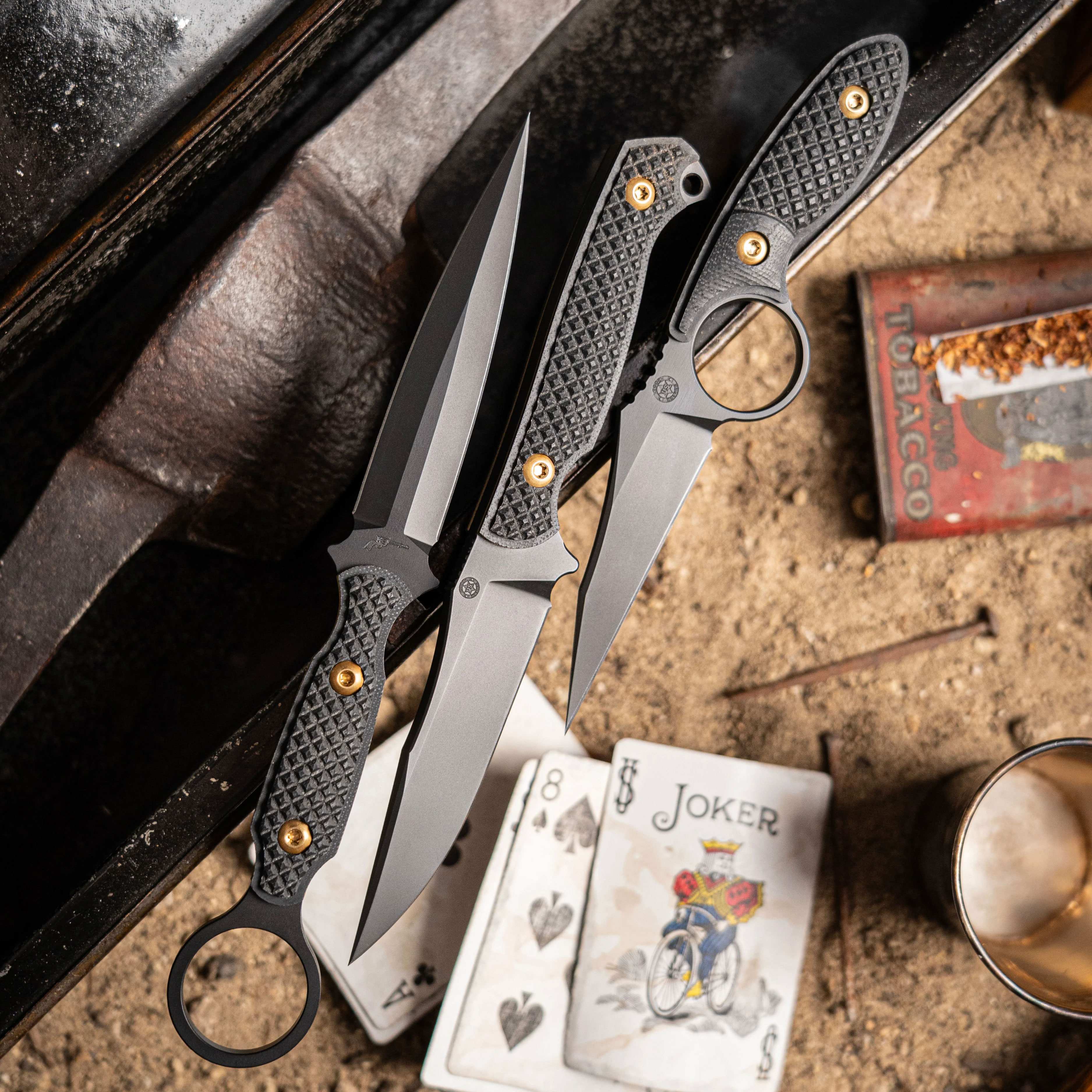 Toor Knives Specter R Tombstone Fixed Blade Knife 4.25