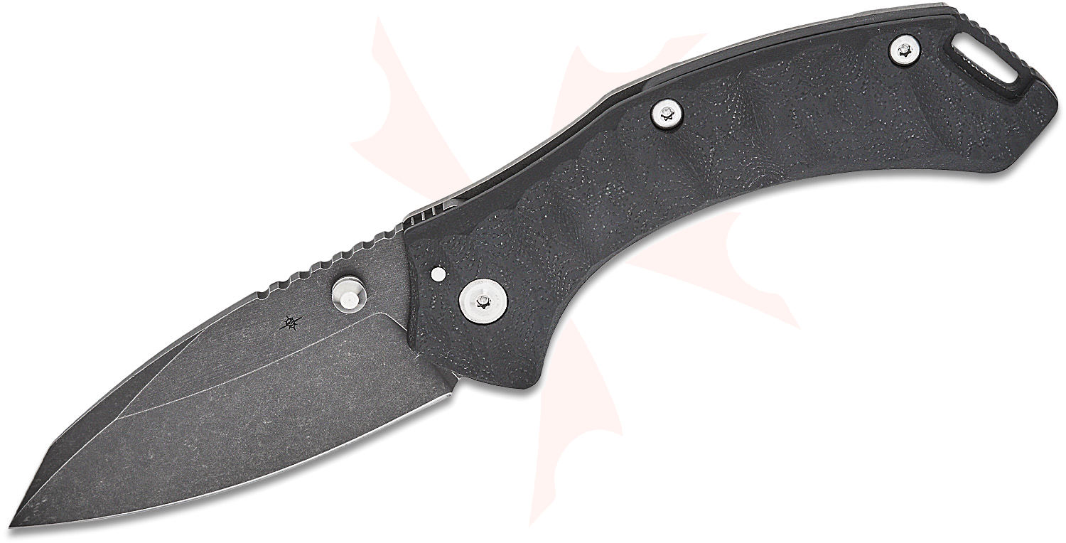 Toor Knives XT1 Charlie Folding Knife 3.25" CPMS35VN Black Oxide Drop