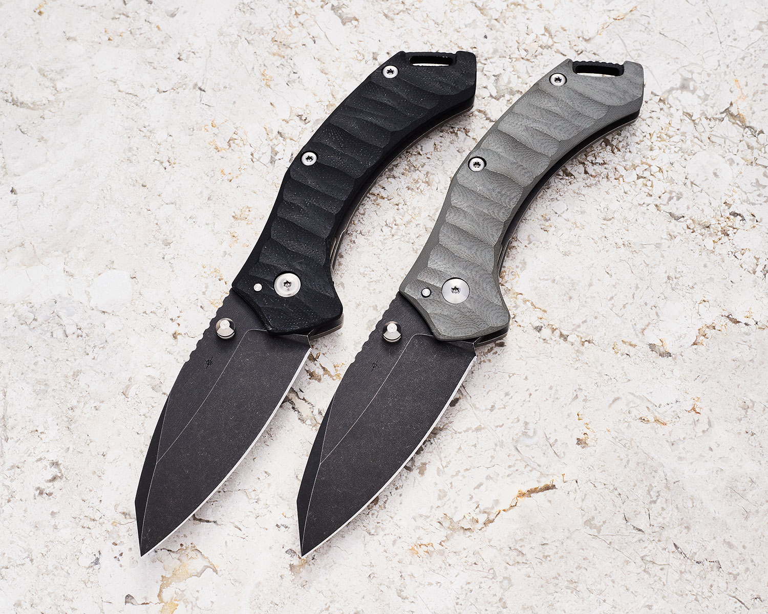 Toor Knives XT1 Charlie Folding Knife 3.25" CPMS35VN Black Oxide Drop