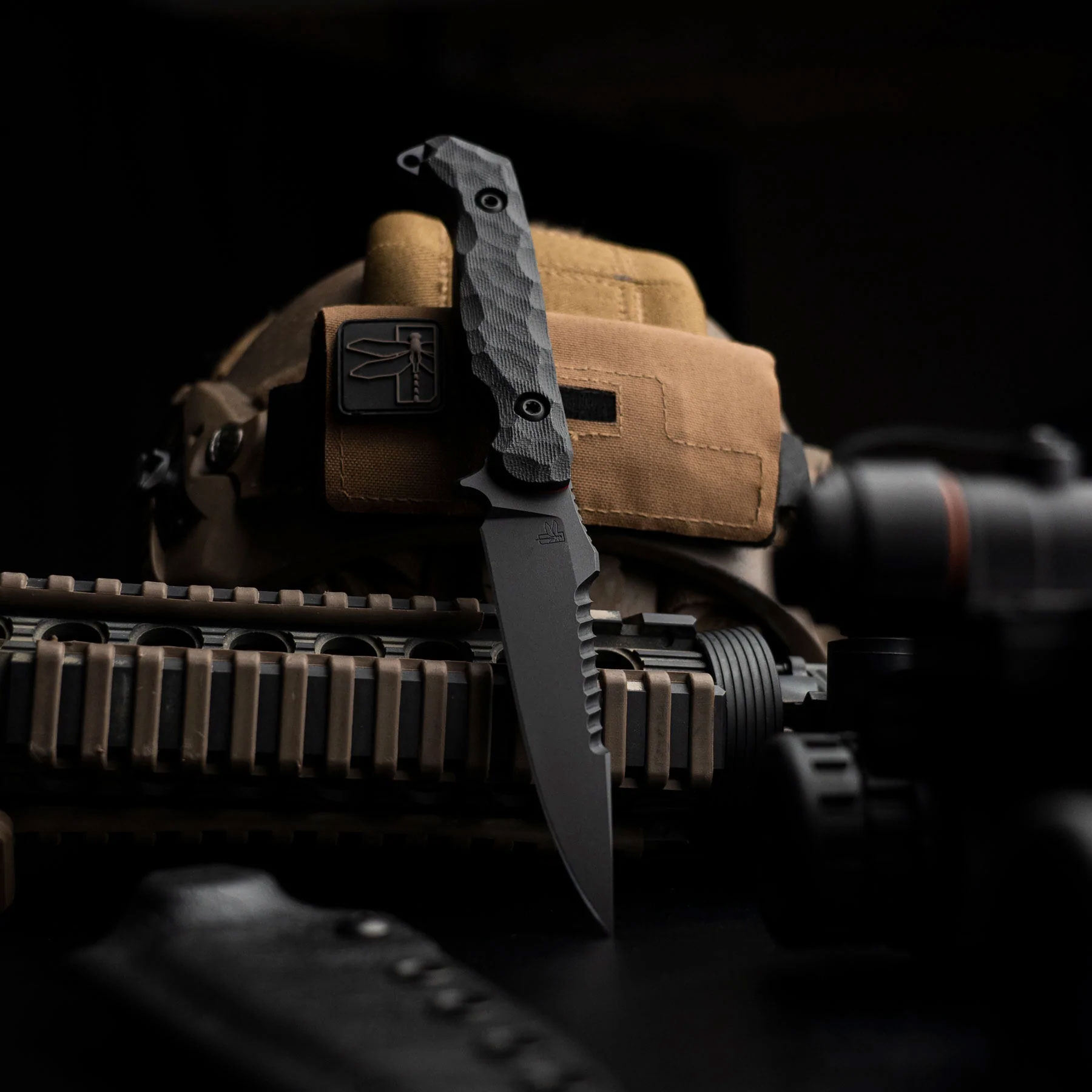 Toor Knives Darter Fixed Blade Knife 4.25" CPMS35VN Shadow Black