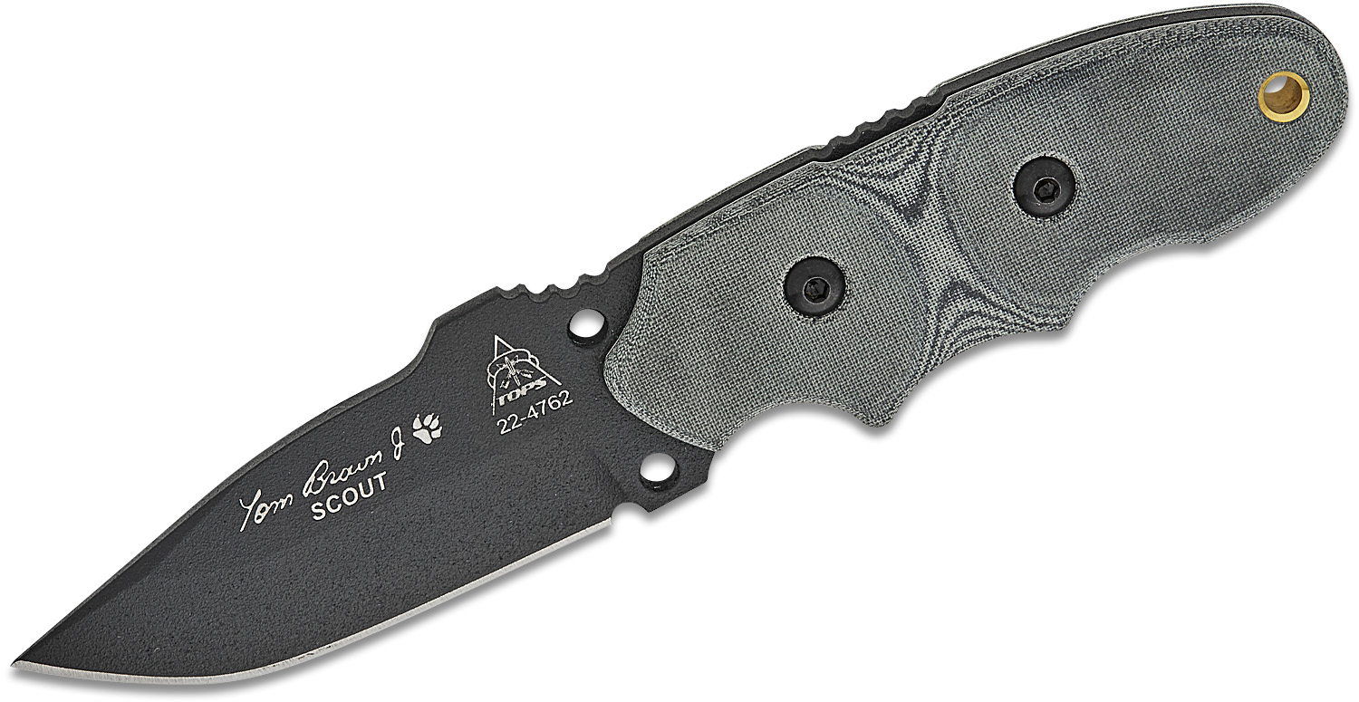 TOPS Knives TBS-010 Tracker Scout Fixed 3.25
