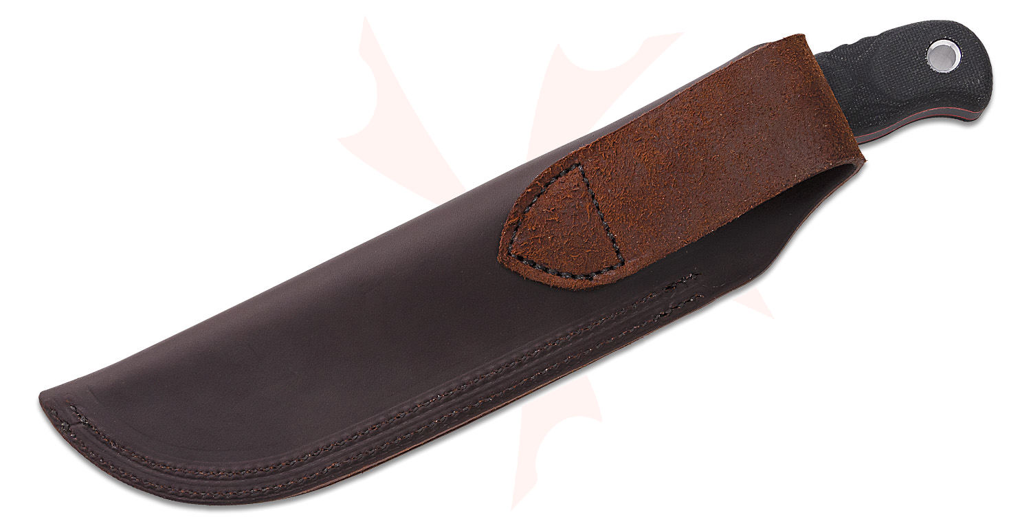 TOPS Knives Tex Creek XL Fixed 6.13" 1095 Sniper Gray Blade, Black