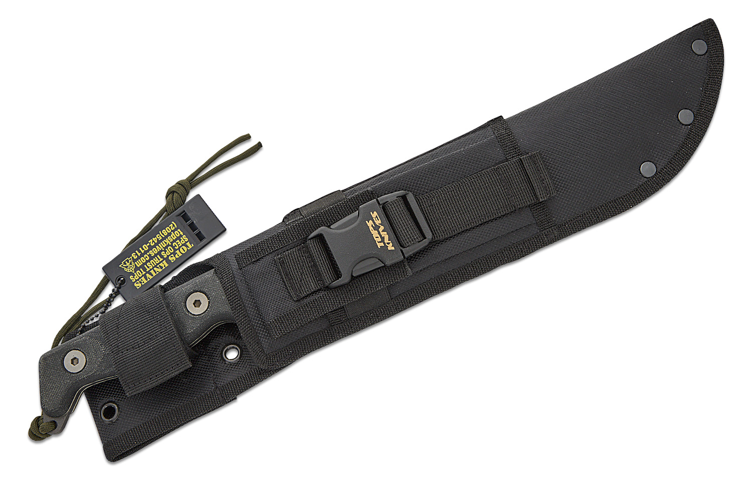 TOPS Knives Yacare 10.0 Fixed Blade Knife 10.25" 1095 Carbon Tungsten