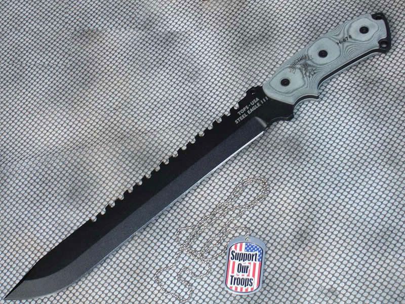 TOPS Knives Steel Eagle 111AHP Fixed 11