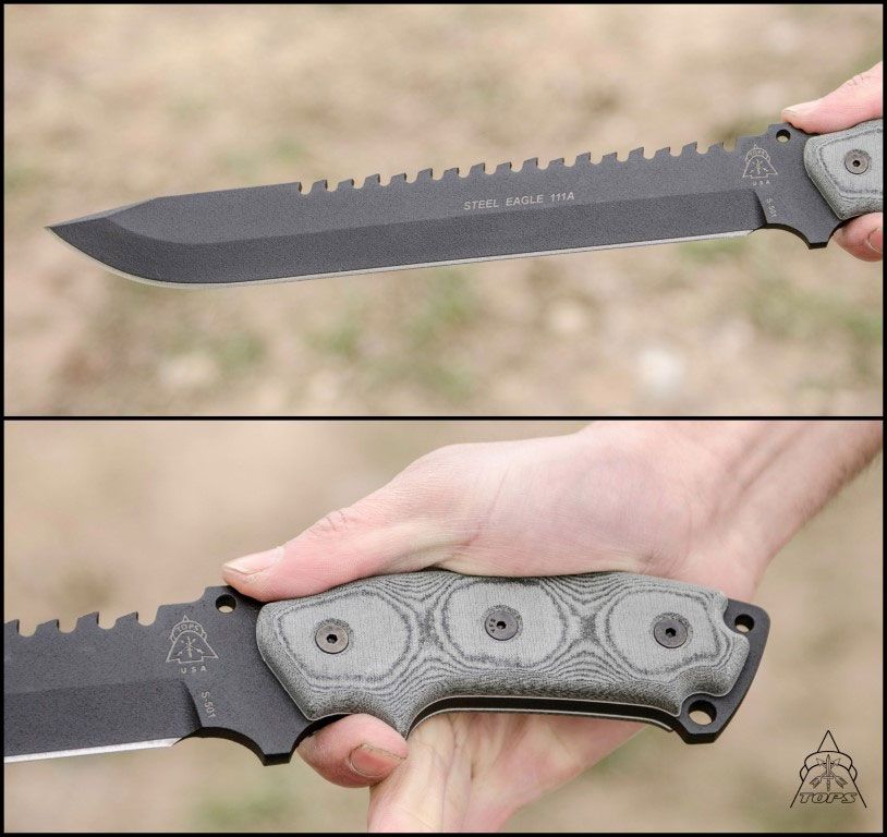 TOPS Knives Steel Eagle 111AHP Fixed 11