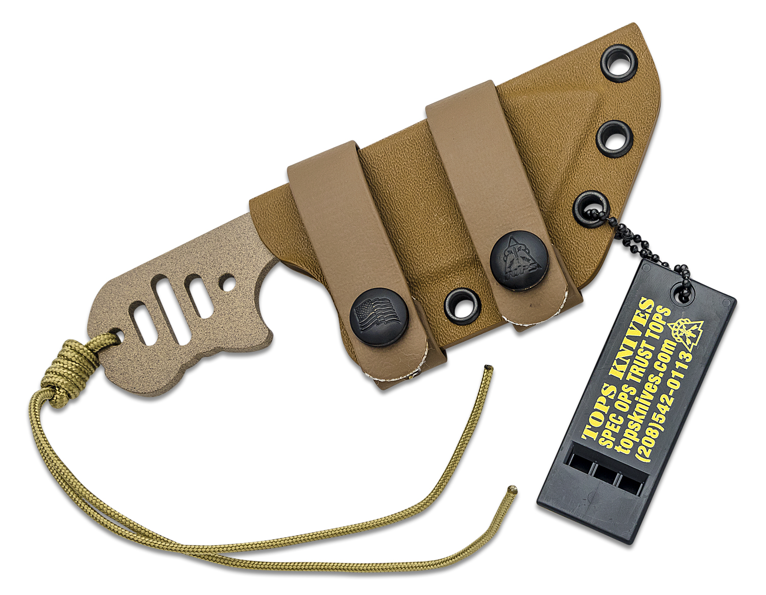 【BEEDEN】　2P CUT TOPS TOPS Knives FDX-66 Fixed Blade 2.75