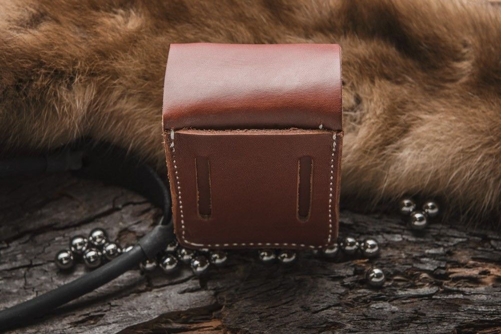 TOPS Knives Bushcraft Leather Belt Pouch, Brown