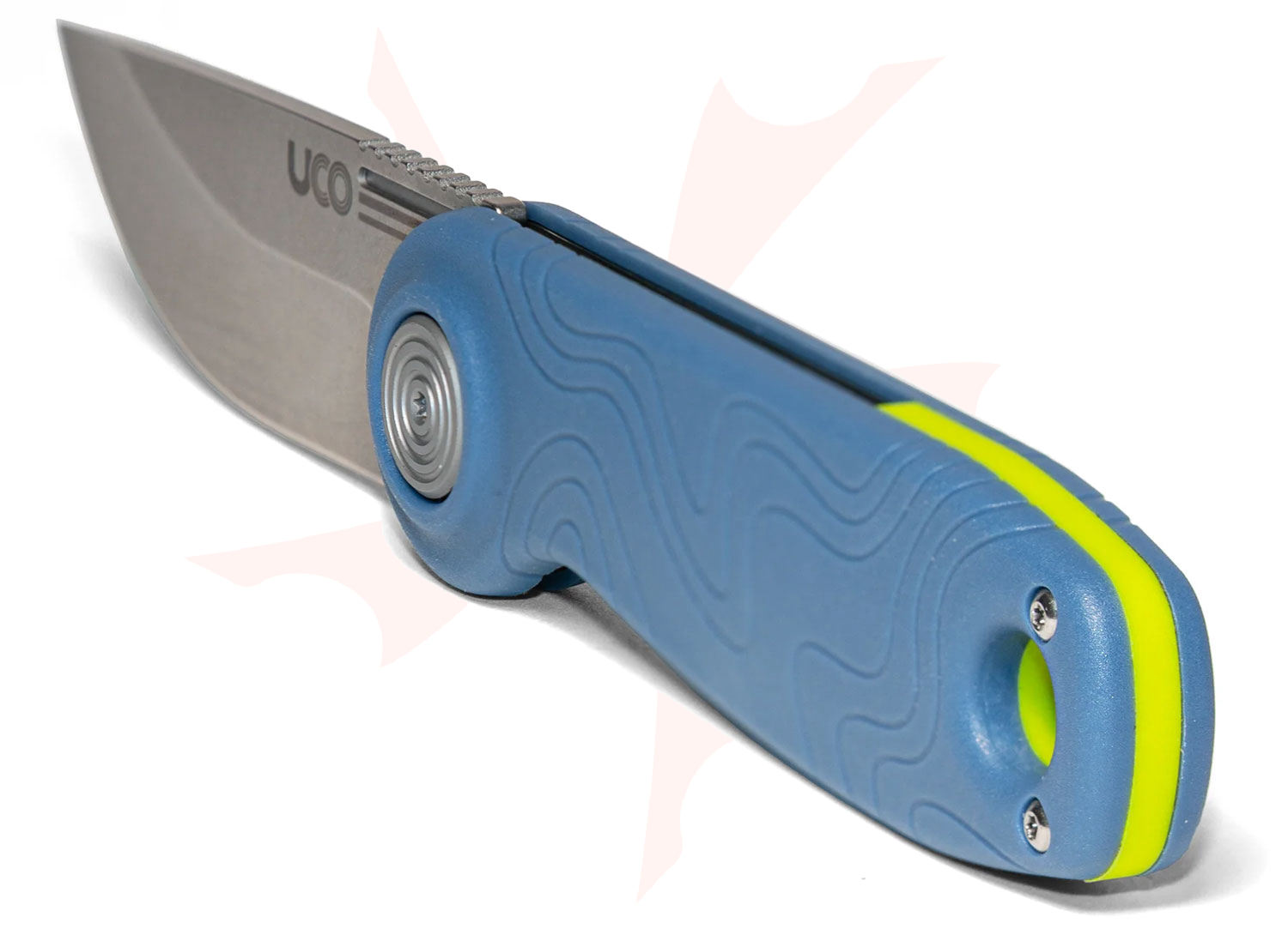 Couteau Pliant UCO Ingalls Switch-lok - Modèle C03132 Bleu Océan, Acier D2, Pour Camping