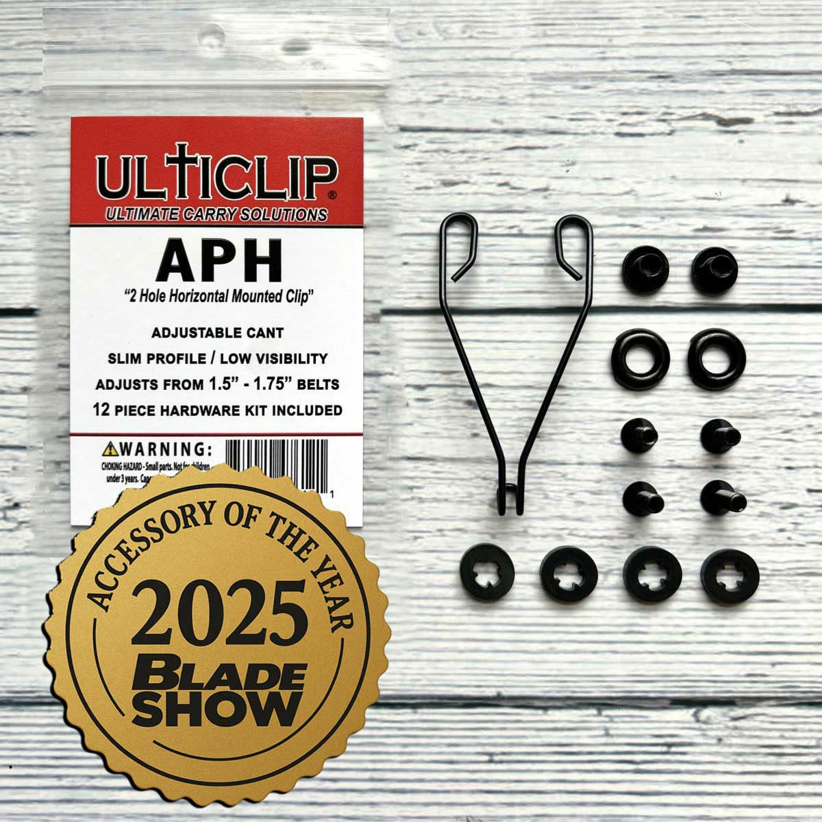 ULTICLIP APH Clip All Purpose Horizontal Sheath Wire Clip