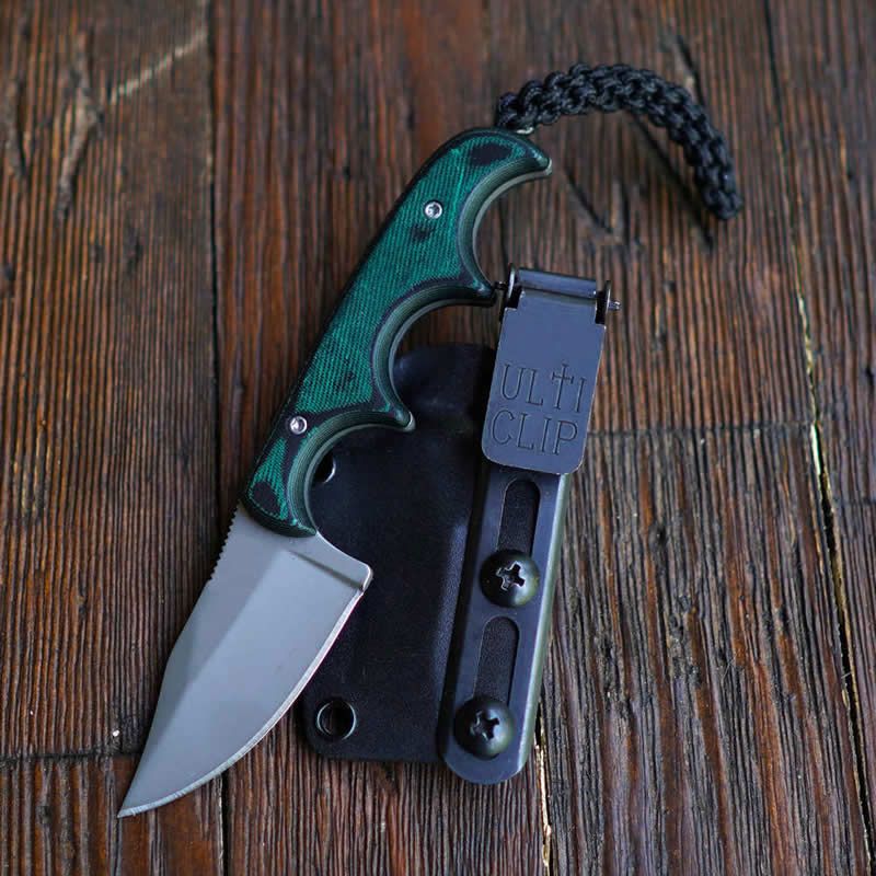 ULTICLIP Slim 3.3 Fixed Blade Clip for Belt-Less Carry - KnifeCenter ...