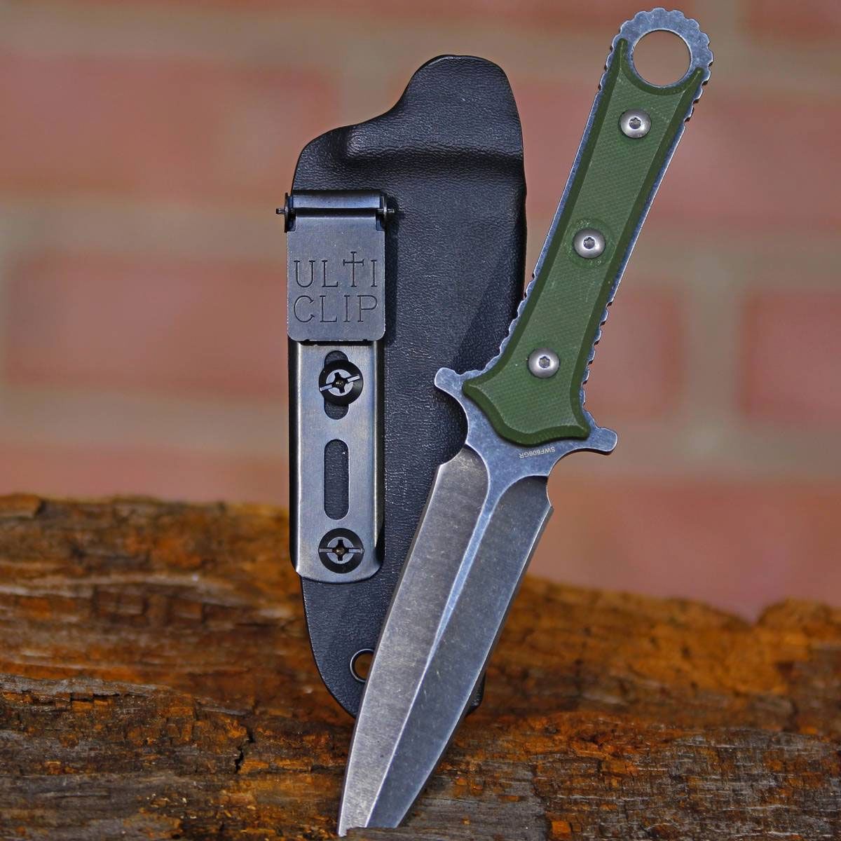 ULTICLIP3 Fixed Blade Clip for Belt-Less Carry - KnifeCenter - 214-DUC3